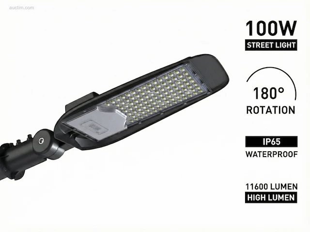 (4x) 100w 3000k led straat verlichtingen... - afbeelding 3 van  6