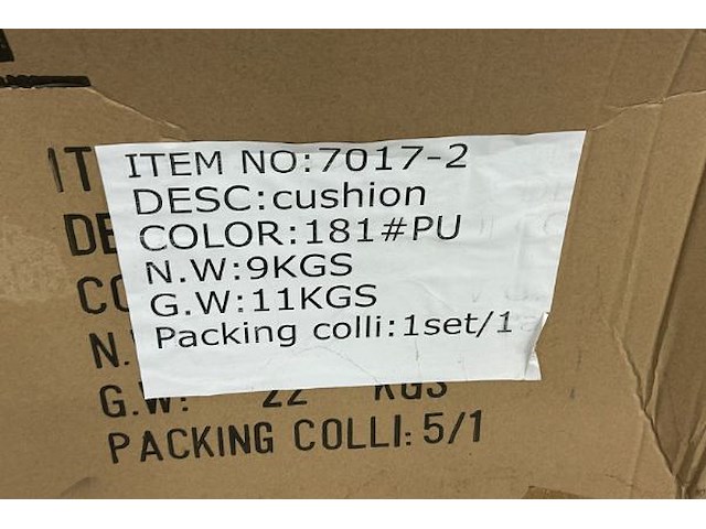 4x 2-zit kussens - afbeelding 4 van  5