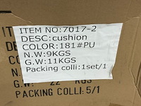 4x 2-zit kussens - afbeelding 4 van  5