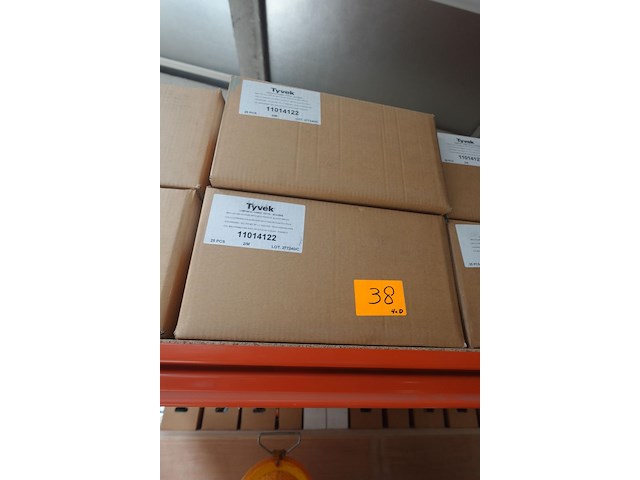 4x 25 wegwerpoverall tyvek - afbeelding 1 van  1
