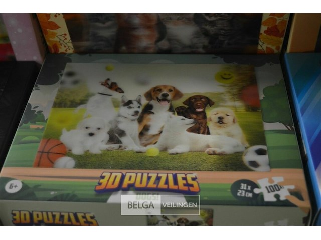 4x 6st 3d puzzels - afbeelding 4 van  5