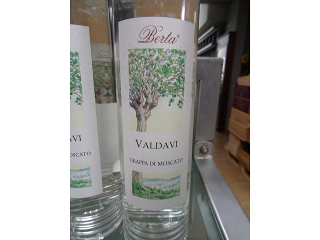 4x 70cl valdavi grappa di moscato - afbeelding 2 van  3