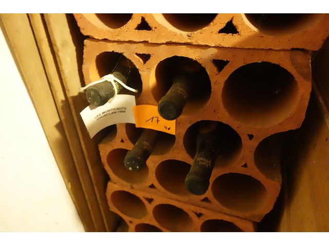 4x 74cl les monticauts chusclan 1999 - afbeelding 3 van  3