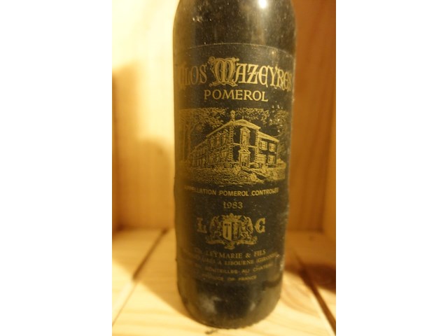 4x 75cl alos mazayras pomerol 1983 - afbeelding 2 van  3