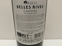 4x 75cl belles rives rigal cahors - afbeelding 2 van  2