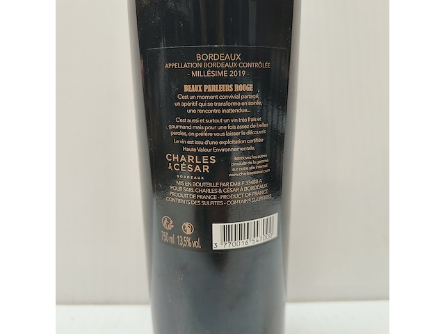 4x 75cl bordeaux parleurs - afbeelding 2 van  2