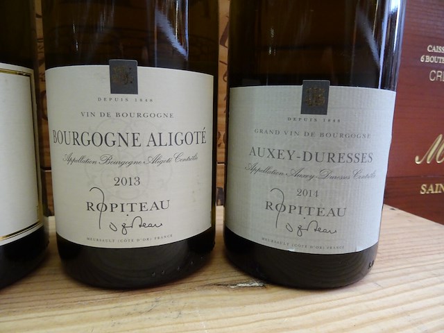 4x 75cl bourgogne aligoté ropiteau 2013 - afbeelding 2 van  5