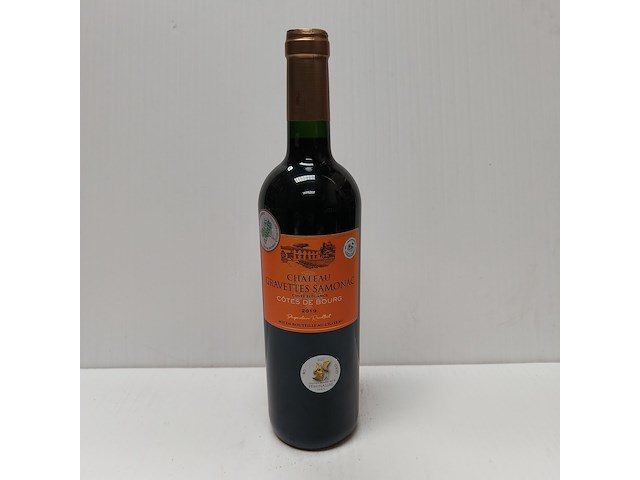 4x 75cl château gravettes samonac - afbeelding 1 van  2