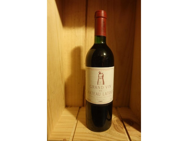 4x 75cl chateau latour 1985 - afbeelding 1 van  3