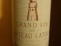 4x 75cl chateau latour 1985 - afbeelding 2 van  3