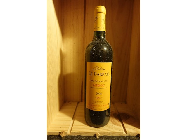 4x 75cl chateau le barrail medoc 2006 - afbeelding 1 van  3