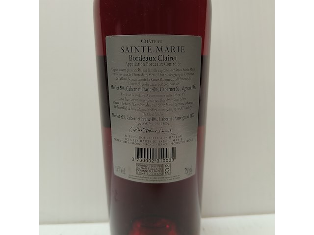 4x 75cl château sainte-marie - afbeelding 2 van  2