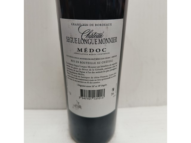 4x 75cl château segue longue monnier - afbeelding 2 van  2