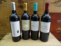 4x 75cl diverse rode wijn - afbeelding 1 van  9