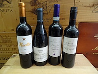 4x 75cl diverse rode wijn - afbeelding 1 van  9