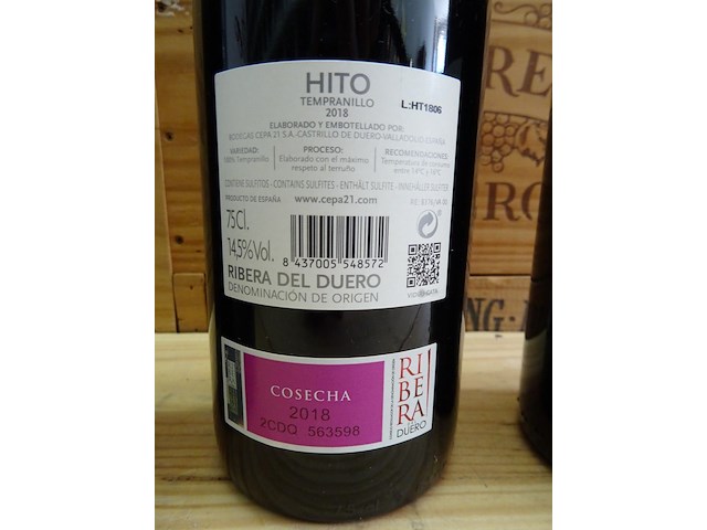 4x 75cl diverse rode wijn - afbeelding 7 van  9