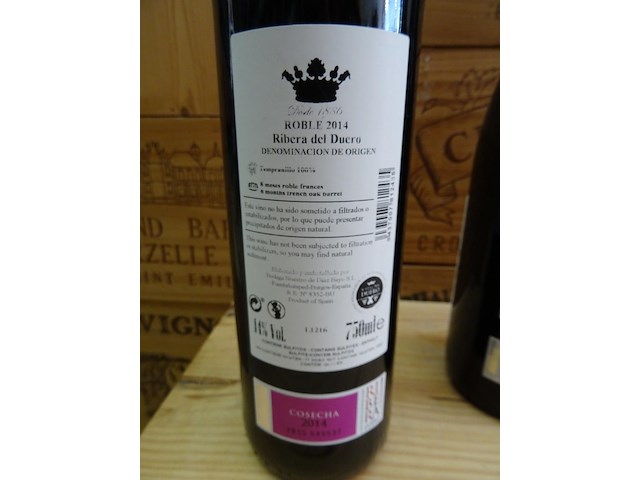 4x 75cl diverse rode wijn - afbeelding 9 van  9