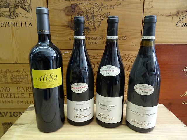 4x 75cl diverse rode wijn - afbeelding 1 van  7