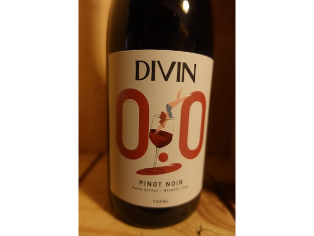 4x 75cl divin pinot noir 0,0% - afbeelding 2 van  3