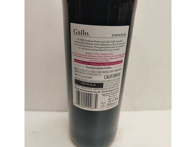 4x 75cl gallo family - afbeelding 2 van  2