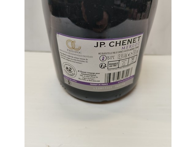4x 75cl jp. chenet - afbeelding 4 van  4