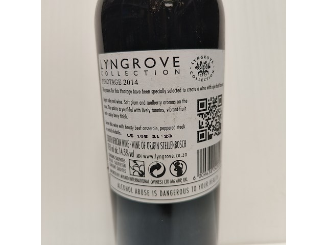 4x 75cl lyngrove stellenbosch - afbeelding 2 van  2