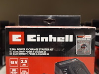 4x accu met lader einhell - afbeelding 1 van  3