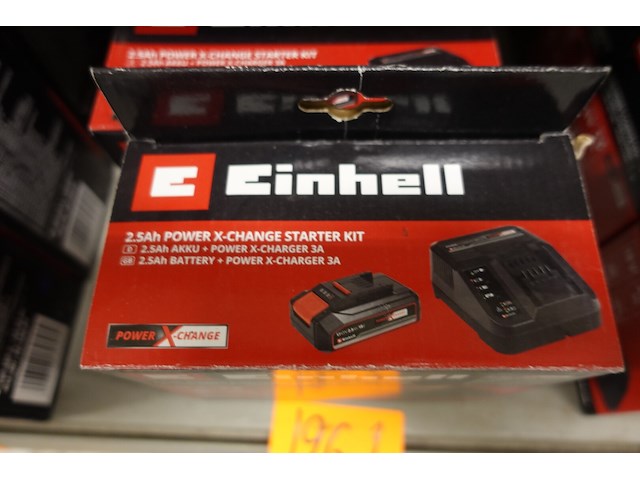 4x accu met lader einhell - afbeelding 3 van  3