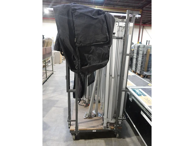 4x alu bouwtent frame + kar - afbeelding 2 van  4