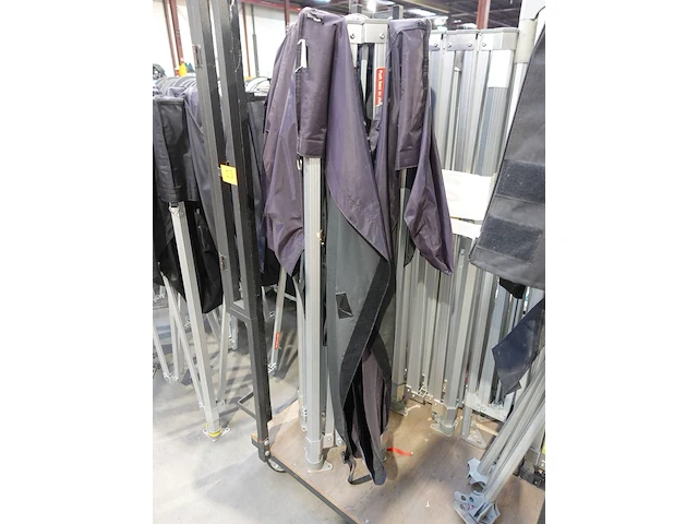 4x alu bouwtent frame + kar - afbeelding 3 van  4