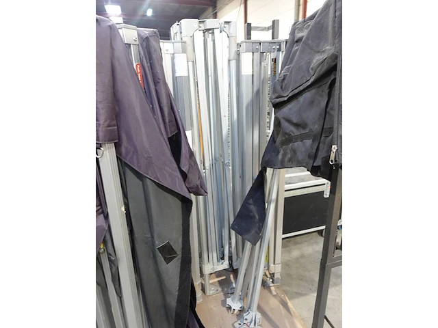 4x alu bouwtent frame + kar - afbeelding 4 van  4