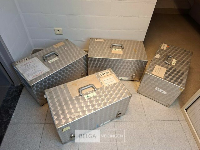 4x alu opbergkisten - afbeelding 2 van  6