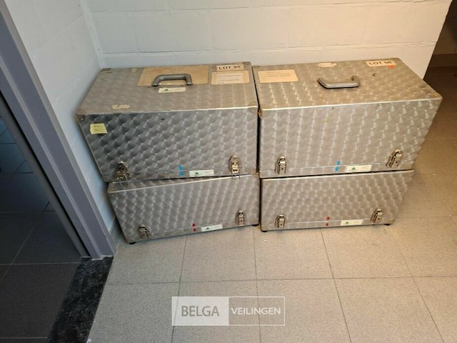 4x alu opbergkisten - afbeelding 6 van  6