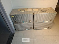 4x alu opbergkisten - afbeelding 6 van  6