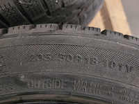 4x anzio 18” velgen met kumho 235/50r18 winterbanden - afbeelding 4 van  14