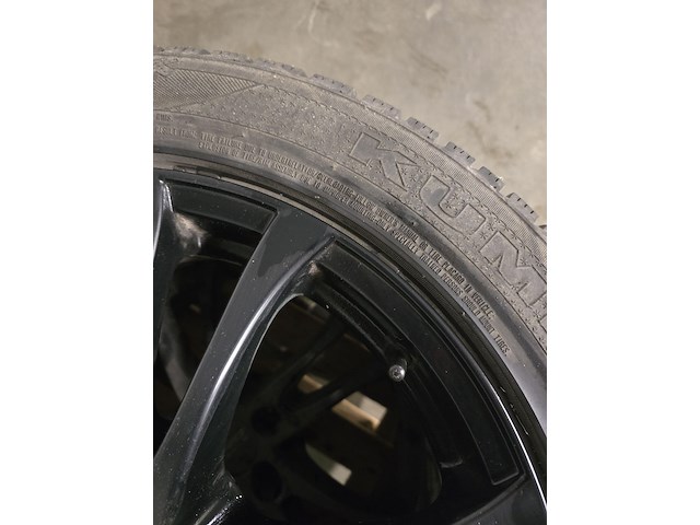 4x anzio 18” velgen met kumho 235/50r18 winterbanden - afbeelding 6 van  14
