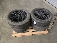 4x anzio 18” velgen met kumho 235/50r18 winterbanden - afbeelding 10 van  14