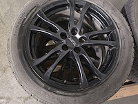 4x anzio 18” velgen met kumho 235/50r18 winterbanden - afbeelding 12 van  14