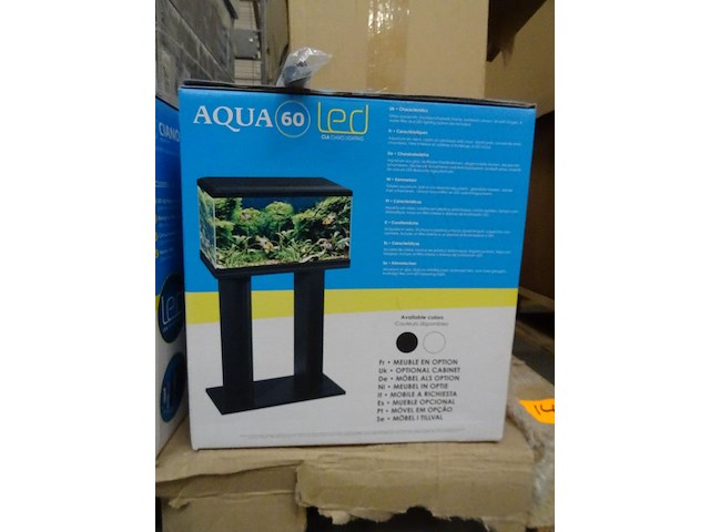 4x aquarium aqua 60 - afbeelding 5 van  9