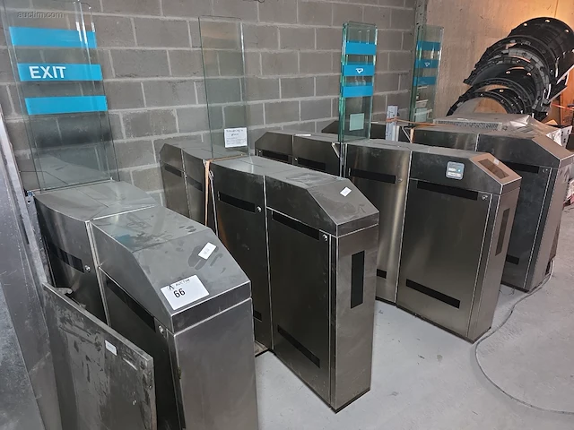 (4x) automatische toegangspoorten assa abloy hasa... - afbeelding 1 van  2