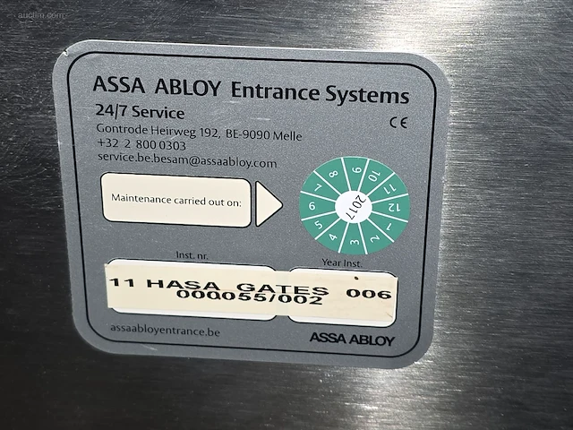 (4x) automatische toegangspoorten assa abloy hasa... - afbeelding 2 van  2