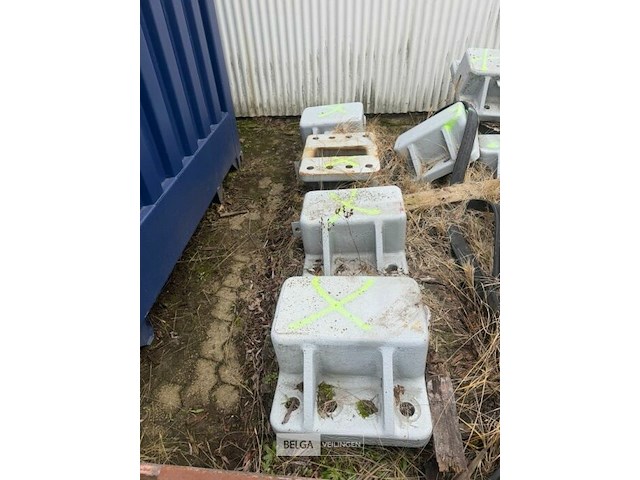 4x ballastblokken - afbeelding 1 van  4