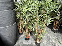 4x bamboe kunstplanten h110 cm - afbeelding 1 van  3