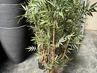 4x bamboe kunstplanten h110 cm - afbeelding 2 van  3