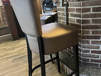 4x barkruk met rugleuning - afbeelding 2 van  5