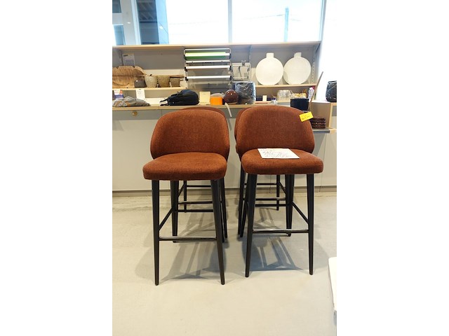 4x barstoel dome deco - afbeelding 1 van  6