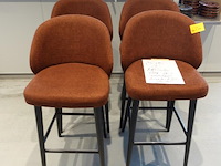 4x barstoel dome deco - afbeelding 2 van  6