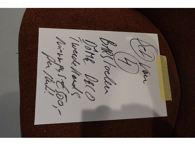 4x barstoel dome deco - afbeelding 6 van  6