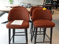 4x barstoel dome deco - afbeelding 1 van  6