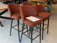 4x barstoel dome deco - afbeelding 3 van  6